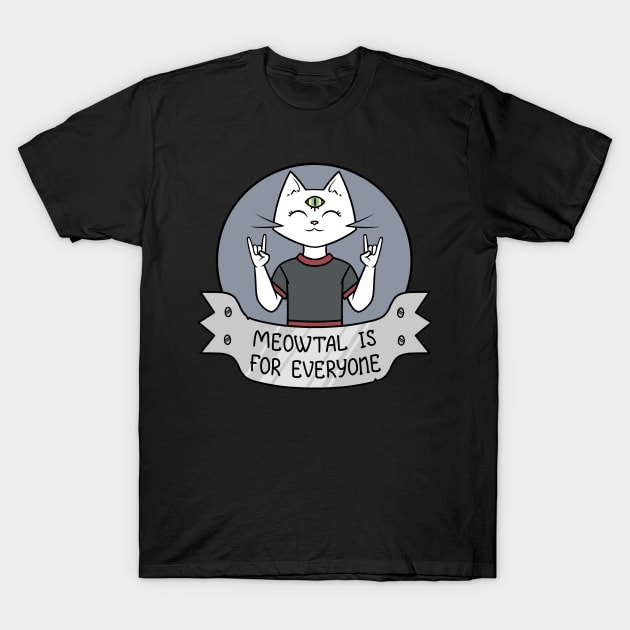 Meowtal T-Shirt by maryallen138